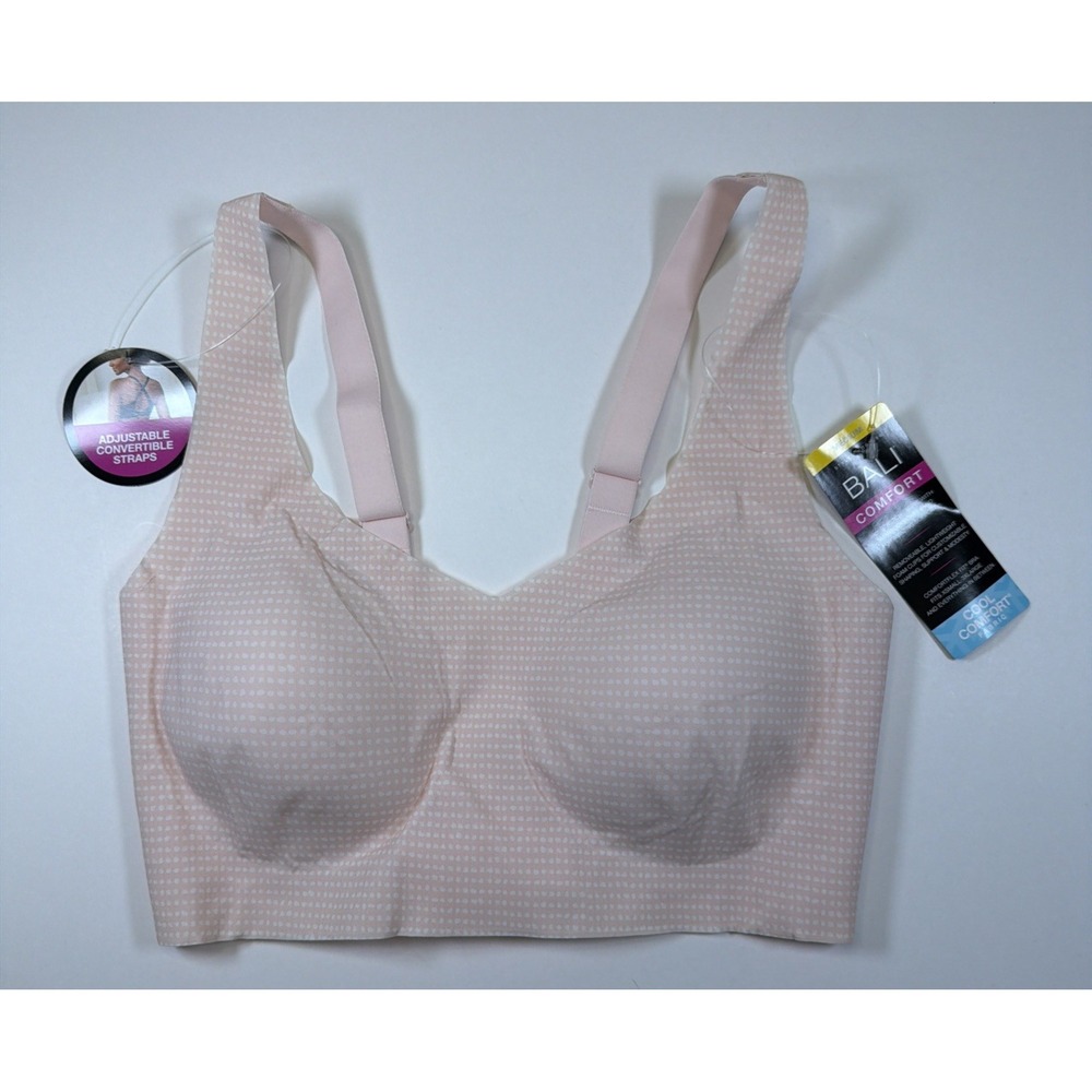 Bali Women's Comfort Revolution EasyLite Back Close Wirefree Bra DF3496 Medium